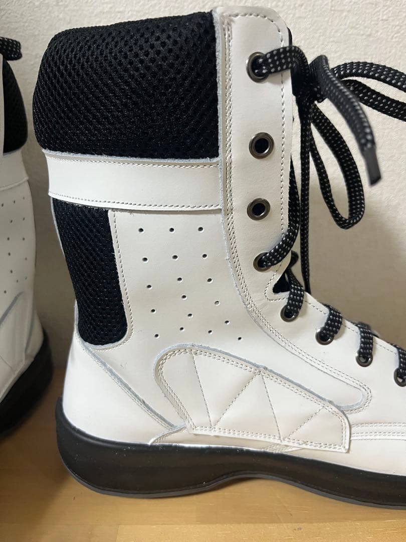 シモン simon 安全靴 WS33C 白革 25.5cm