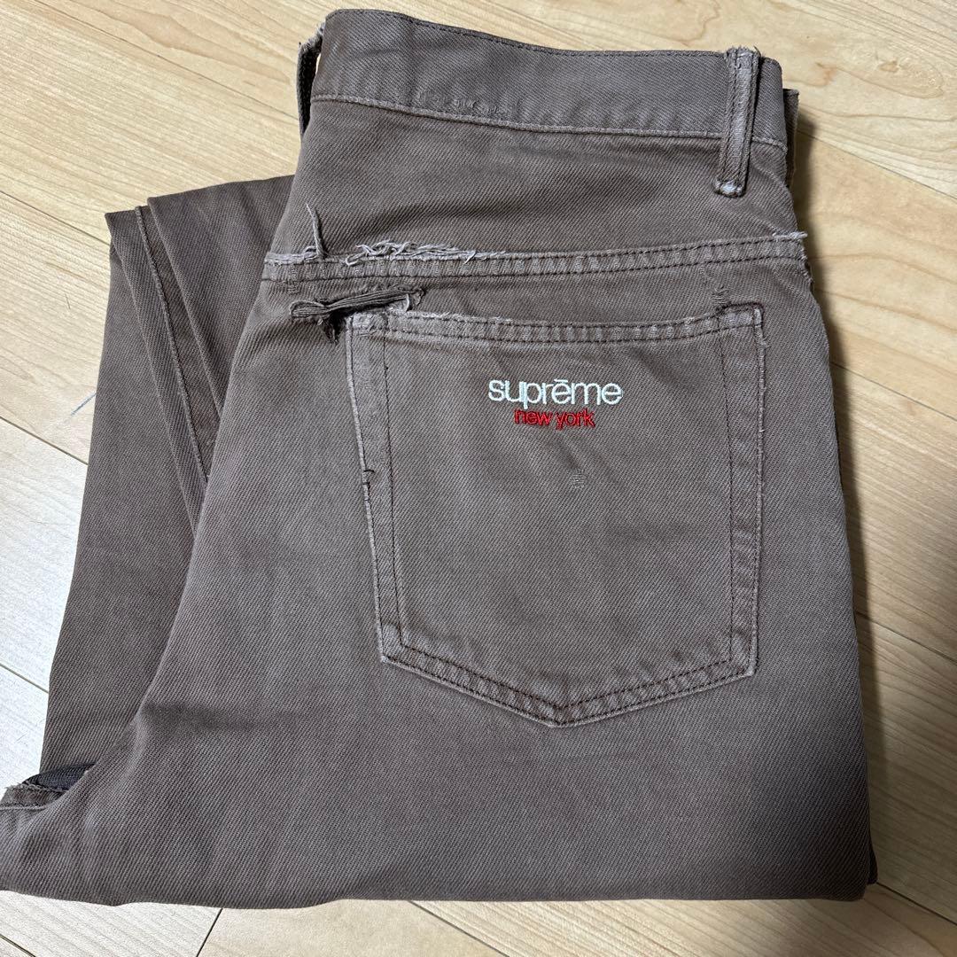 supreme baggy jean ライトブラウン Supreme シュプリーム 23AW Baggy Jean light brown バギー ジーンズ