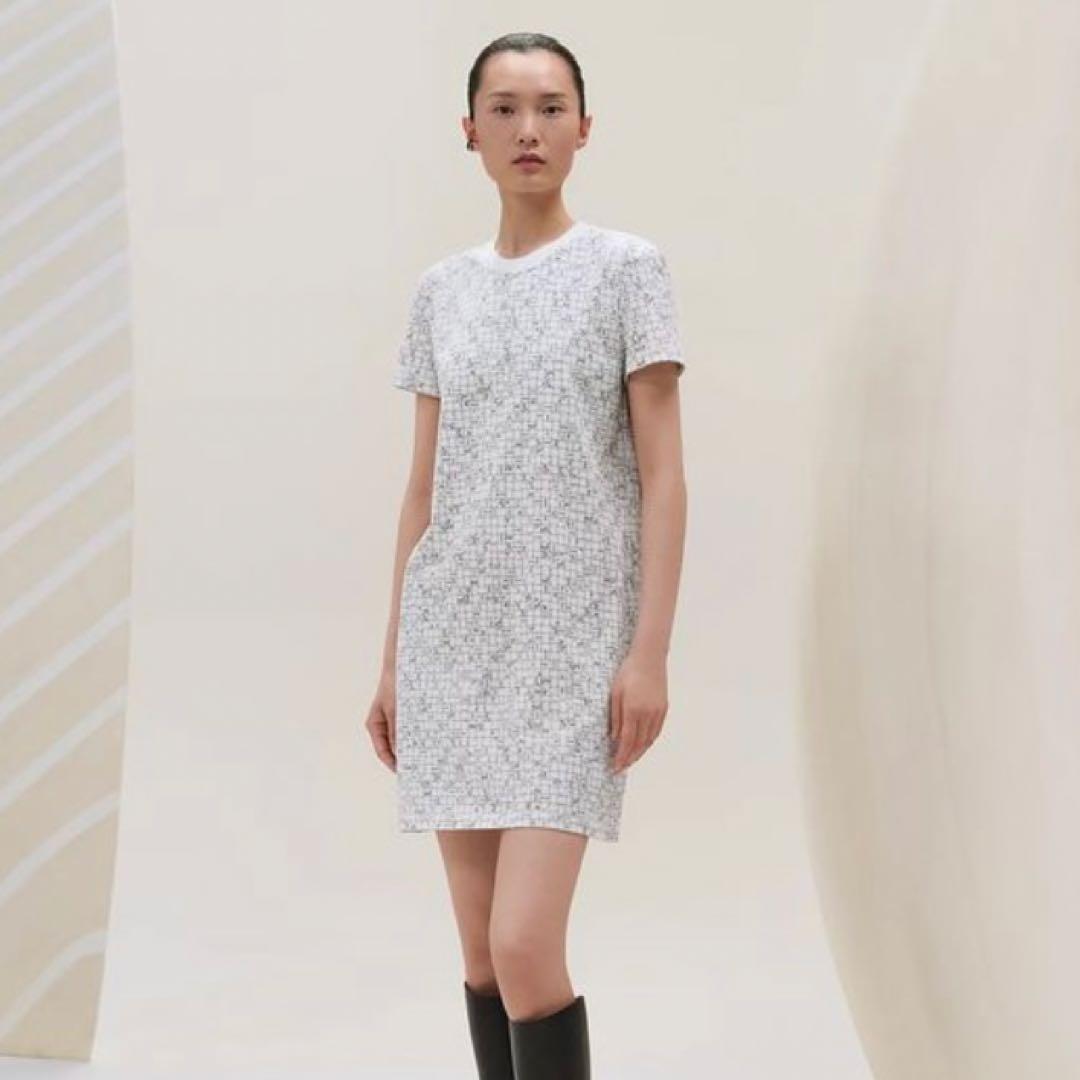 未使用品』HERMES エルメス ボルデュック・チェック ドレス 34 - メルカリ