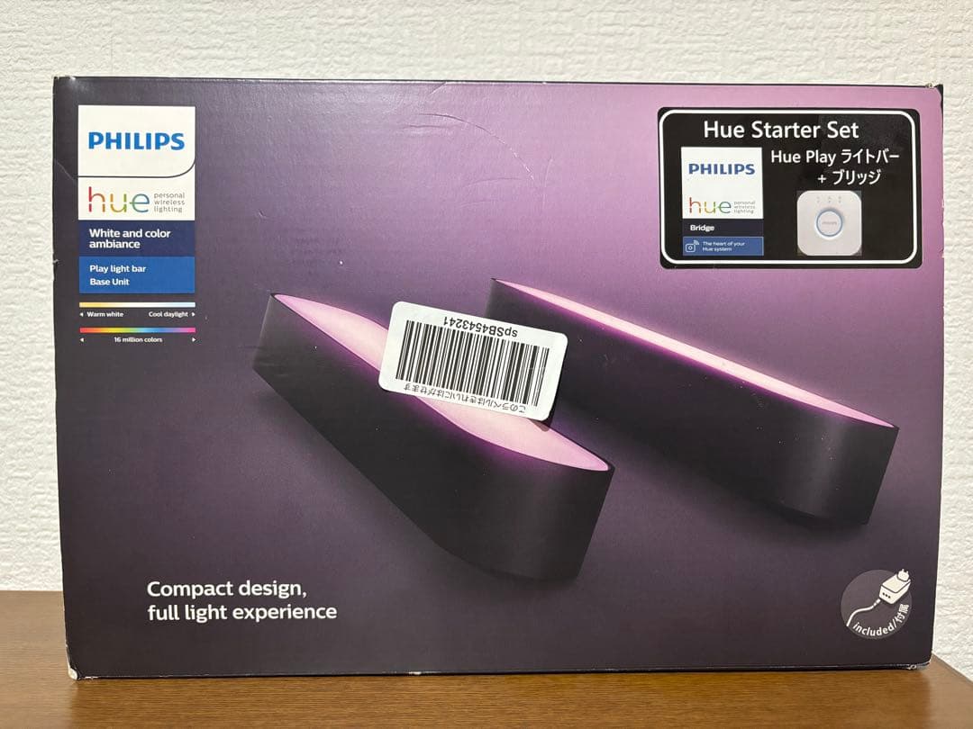 Philips Hue Starter Set フィリップスヒュー Philips Hue Smart Light Starter Kit - Includes (1) Bridge, (1
