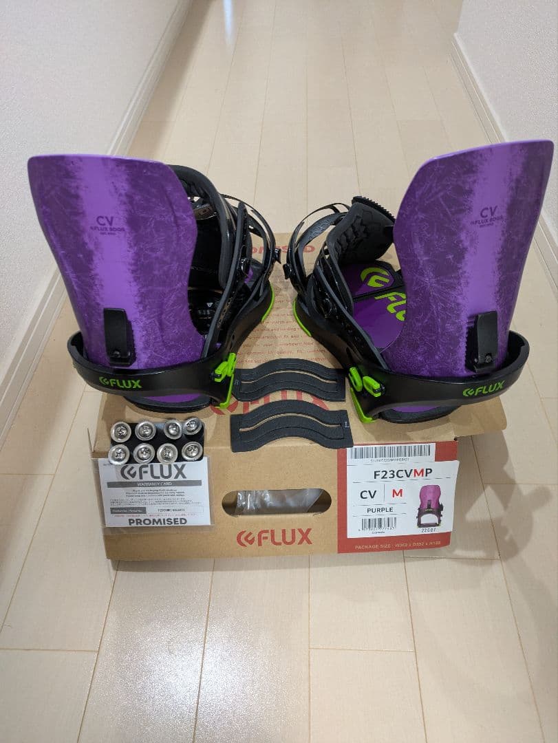 22-23 FLUXのCV F23CVMP ビンディング Mサイズ パープル 楽天市場】フラックス（FLUX）（メンズ、レディース）スノーボード