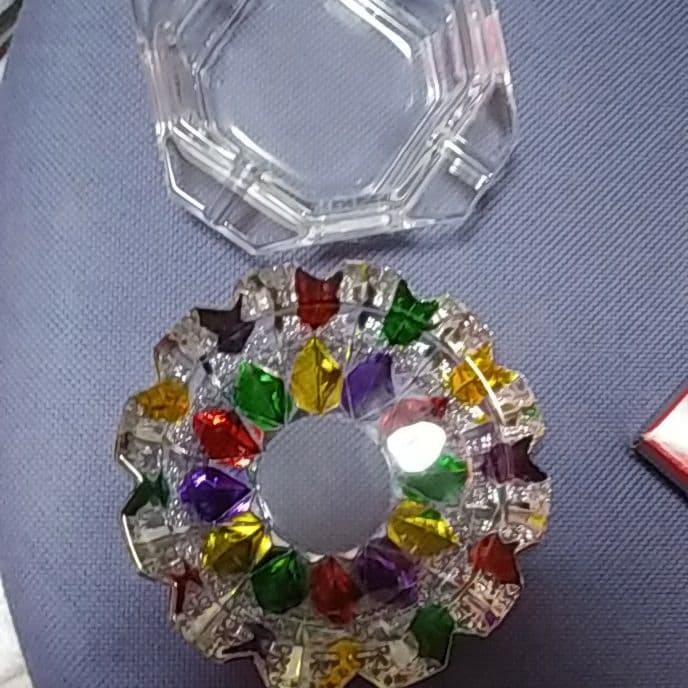 シンプル&カラフル　灰皿セット　昭和 最終お値下げ！カラフル 昭和レトロ ガラス灰皿の通販 by flat's