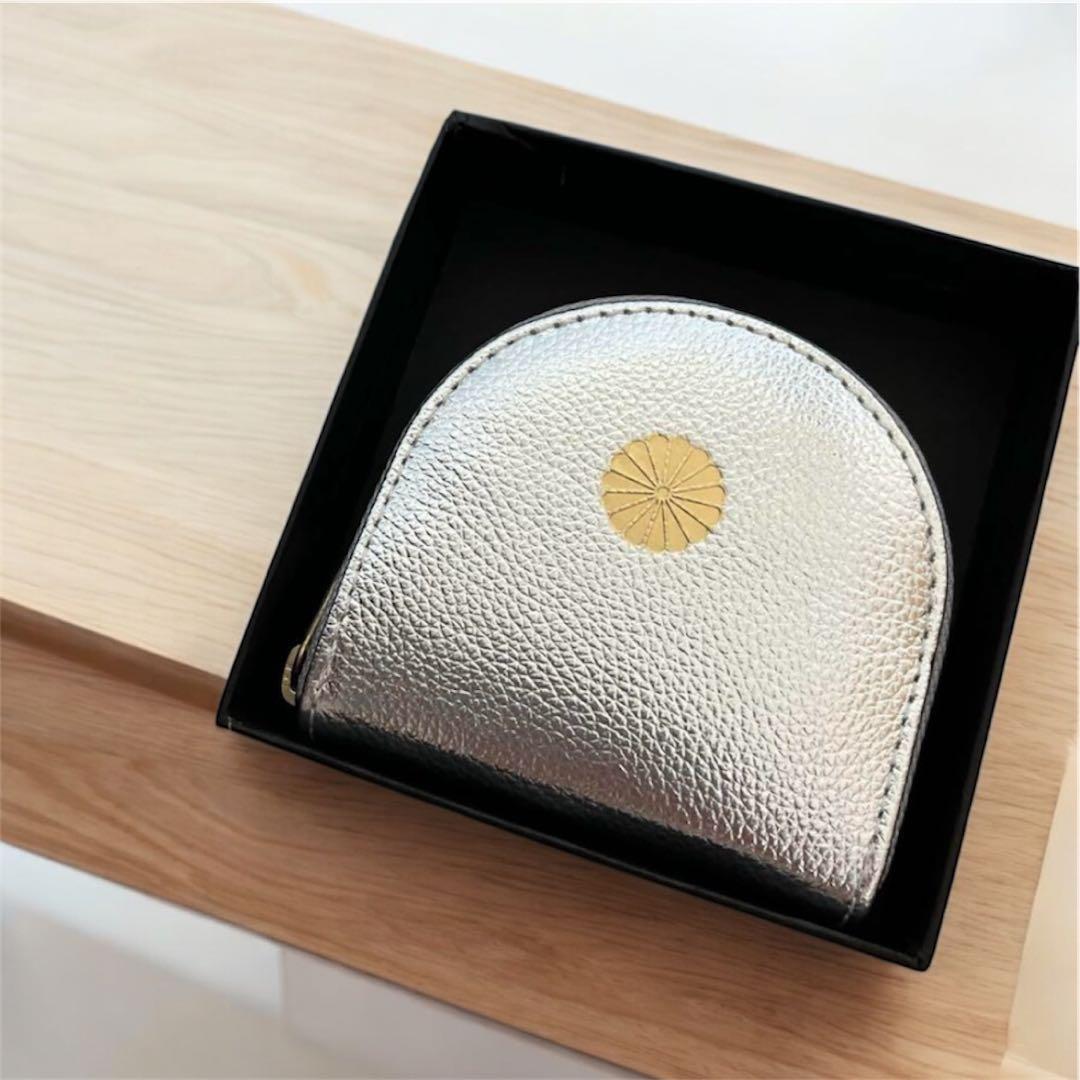 皇居 財布 小銭入れ コインケース シルバー 銀 京都御所 - メルカリ