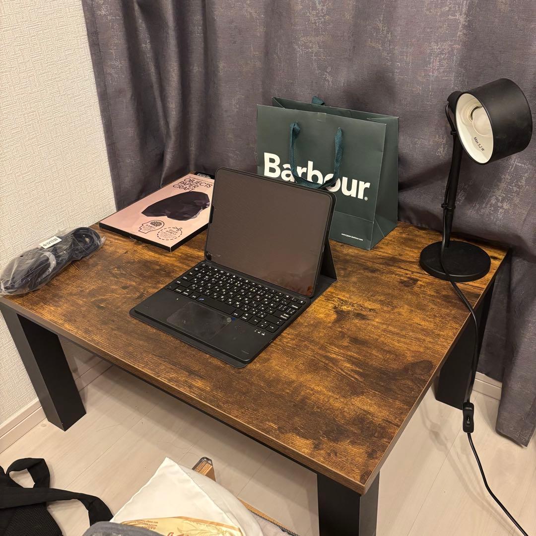 【美品】ニトリ　木目調ヴィンテージブラウン長方形こたつテーブル 美品】ニトリ 木目調ヴィンテージブラウン長方形こたつテーブル