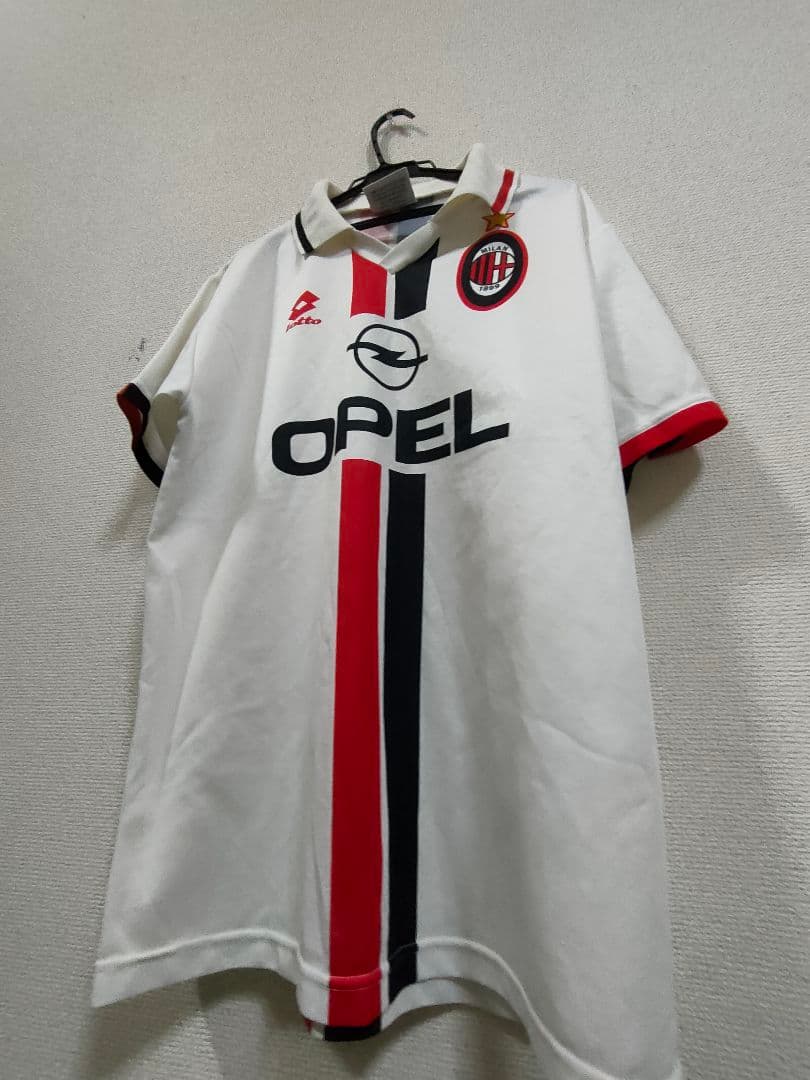 ACミラン Lotto シャツ ホワイト LOTTO（ロット） シャツ LOTTO TC TWILL HALF ZIP SHIRTS メンズ