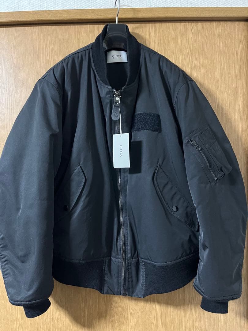 ciota ma-1 サイズ5 ブラック　定価75,900円 CIOTA (シオタ) MA-1 Flight Jacket [Black]
