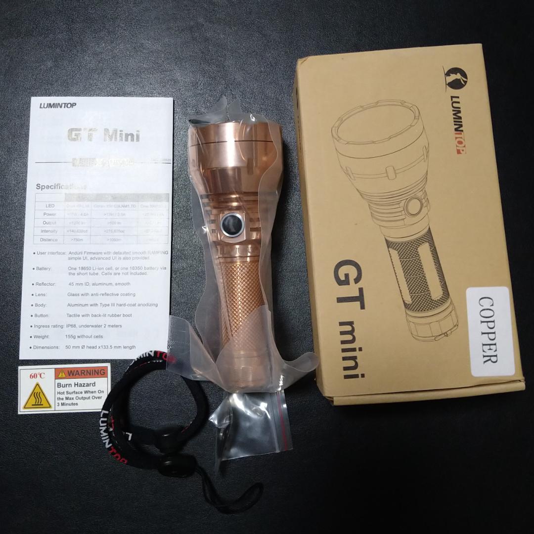 Lumintop GT Mini Copper（未開封） Lumintop GT Mini Copper（未開封） - メルカリ