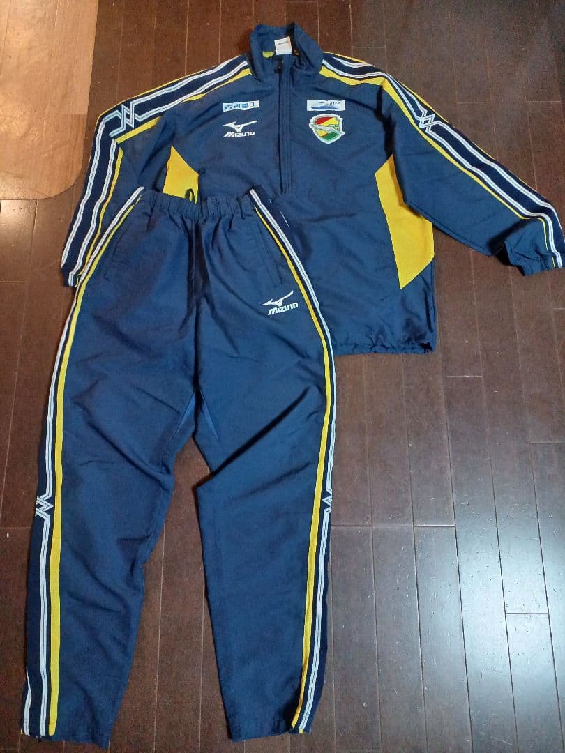Mizuno ピステ・ウィンドブレーカーセット 　ジェフ千葉　Oサイズ m71321443055_1.jpg?1756069612