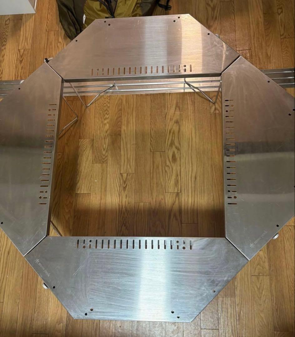 スノーピーク　ジカロテーブルステンレス 収納バッグ付き スノーピークの囲炉裏テーブル「ジカロテーブル」をレビュー 焚き火の