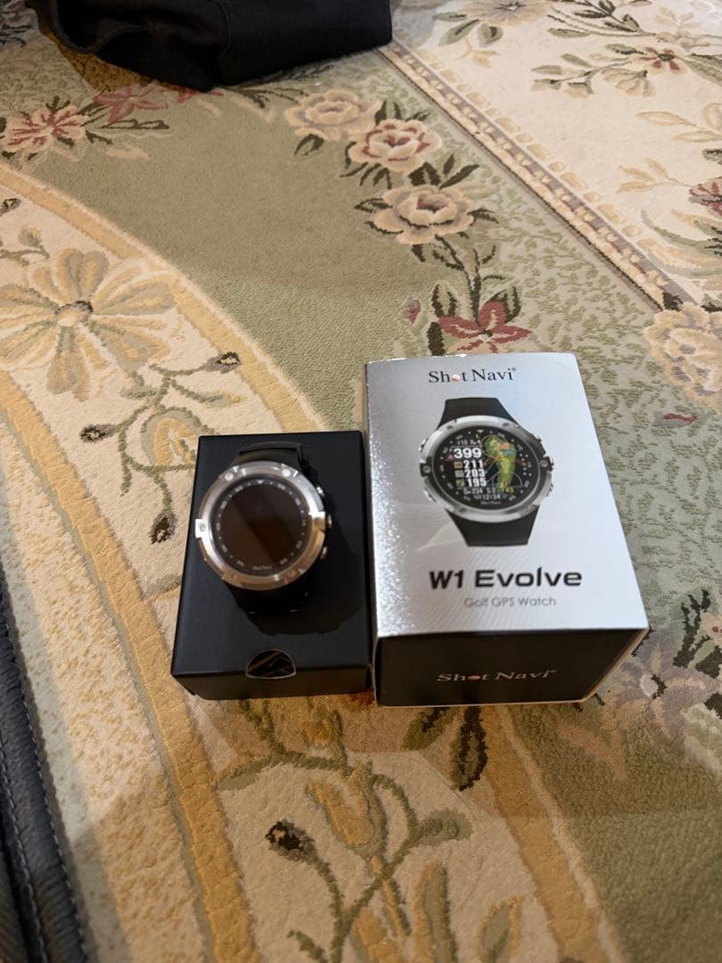 値下げしました！ショットナビ W1エボルブ ウォッチ型 ゴルフナビ ショットナビ ゴルフ W1 Evolve エボルブ 腕時計型 GPSナビ SHOT NAVI