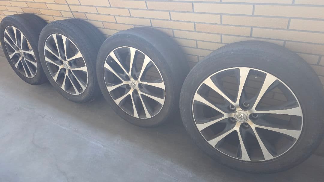 【引取のみ】50系エスティマ純正 18インチ ホイール4本セット TOYOTA トヨタ エスティマ 50系/2012~ アエラス 純正 中古ホイール 4本