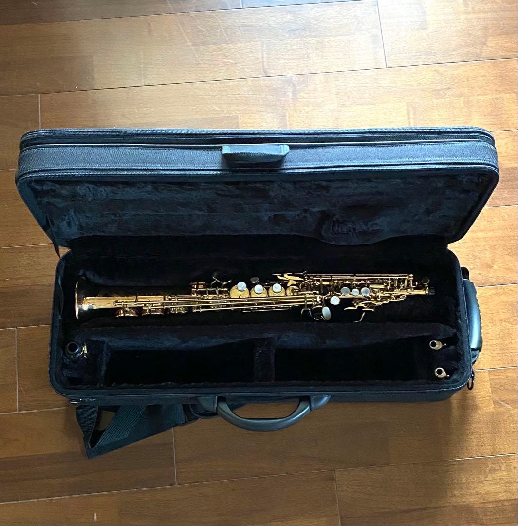 【じいいいい】豪華彫刻入り カドソン Cadeson ソプラノサックス CADESON SN-208V SOPRANINO ソプラニーノサックス 極上美品