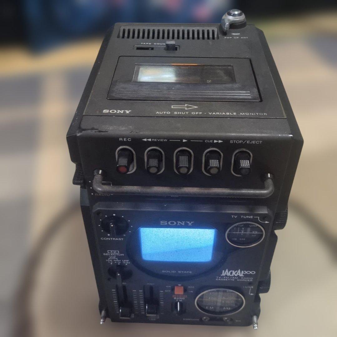 SONY JACKAL300 TV-FM/AMラジオ カセットコーダー ラジオ・コンポ Sony
