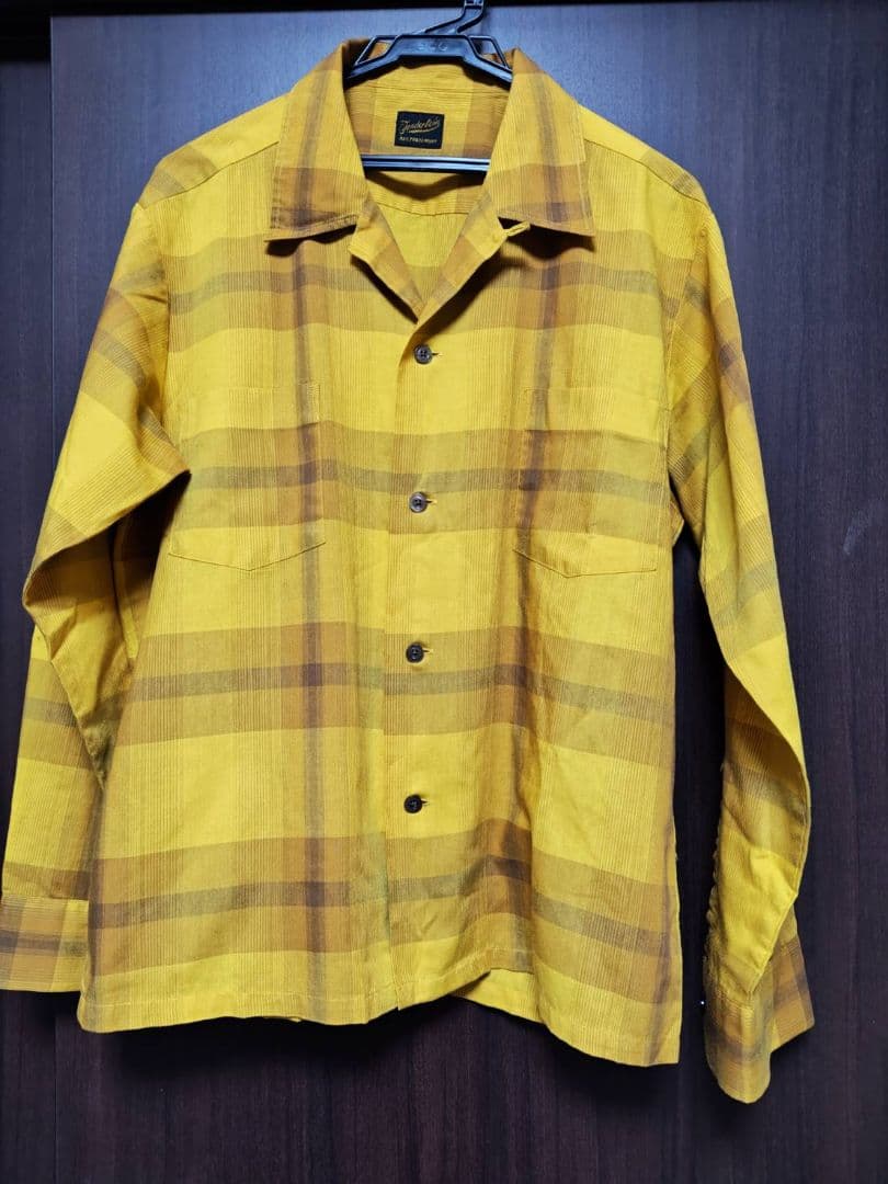 テンダーロイン　TーT/C CHECK SHT　マスタード　S TENDERLOIN 'T-HEAVY FLANNEL CHECK SHT W'ヘビーフランネルシャツ