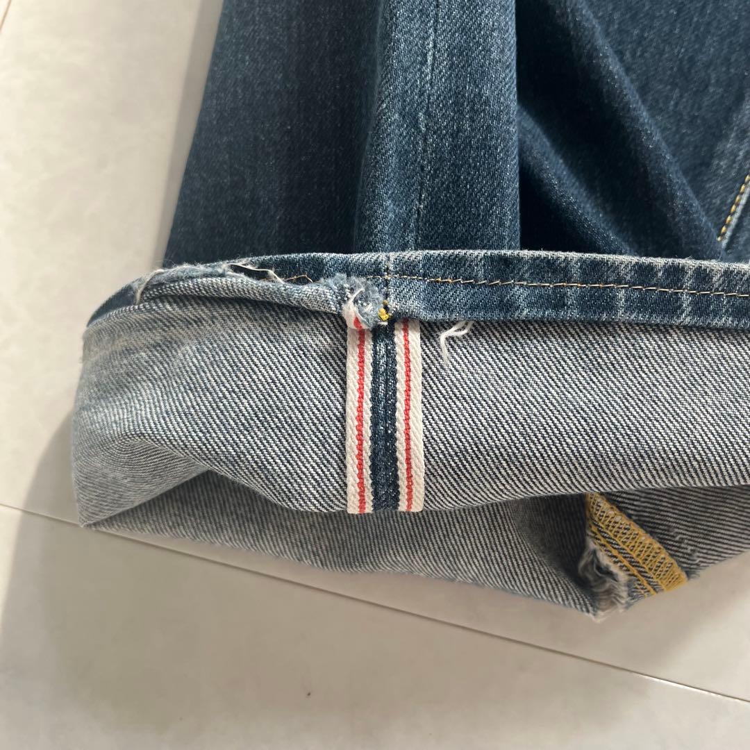 エヴィス 道楽dowluck 1930 金刺繍32インチ 赤耳 ビンテージ 希少