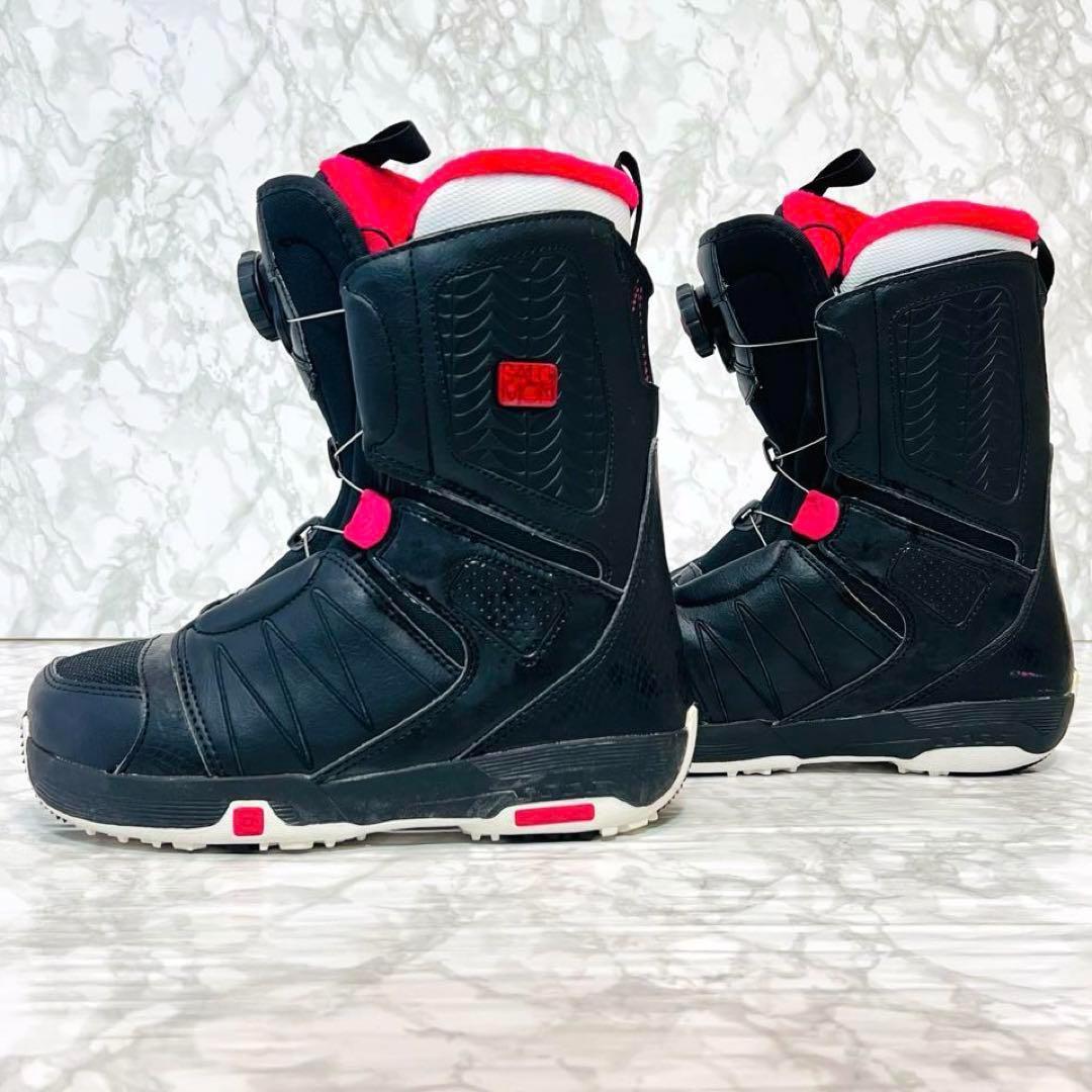 【美品】 サロモン レディース スノーボード ブーツ 23.5cm BOA
