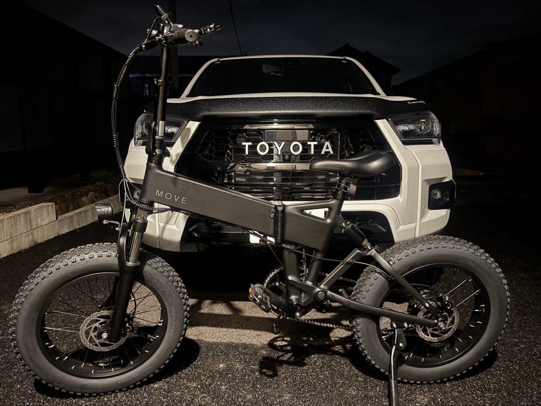 MOVE ebike XS 電動アシスト自転車 MOVE XS｜次世代ファットタイヤ型E-bike｜折りたたみ電動アシスト