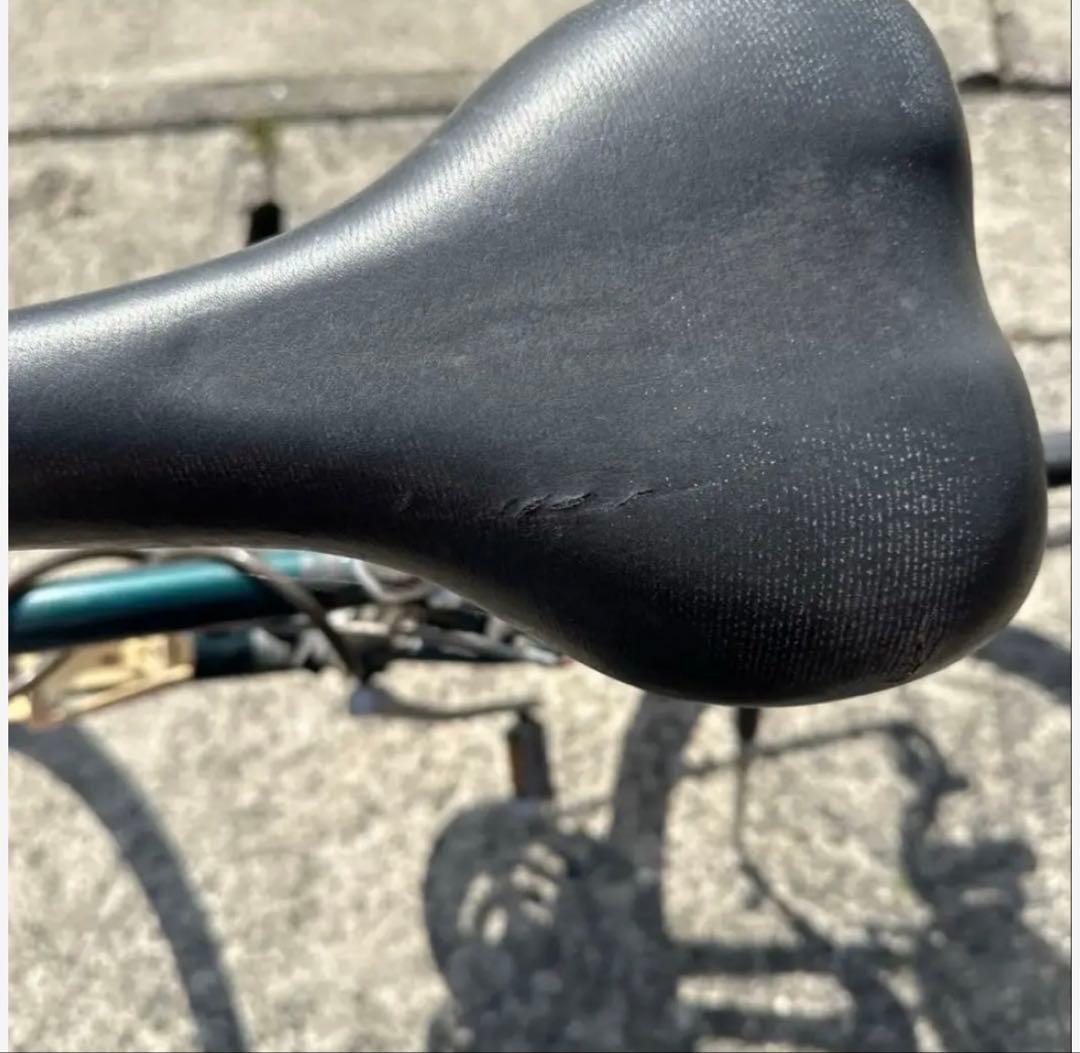 ジャンク品GIANTESCAPE緑色ロードバイク愛知県限定空気入れヘルメット付き