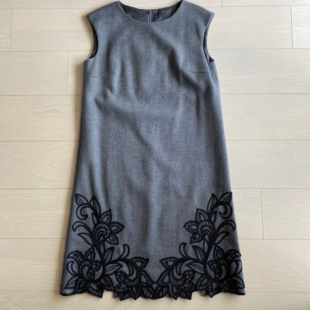 ANAYI ワンピース　38サイズ セール】 ジョーゼットプリーツワンピース （ロング・マキシ丈