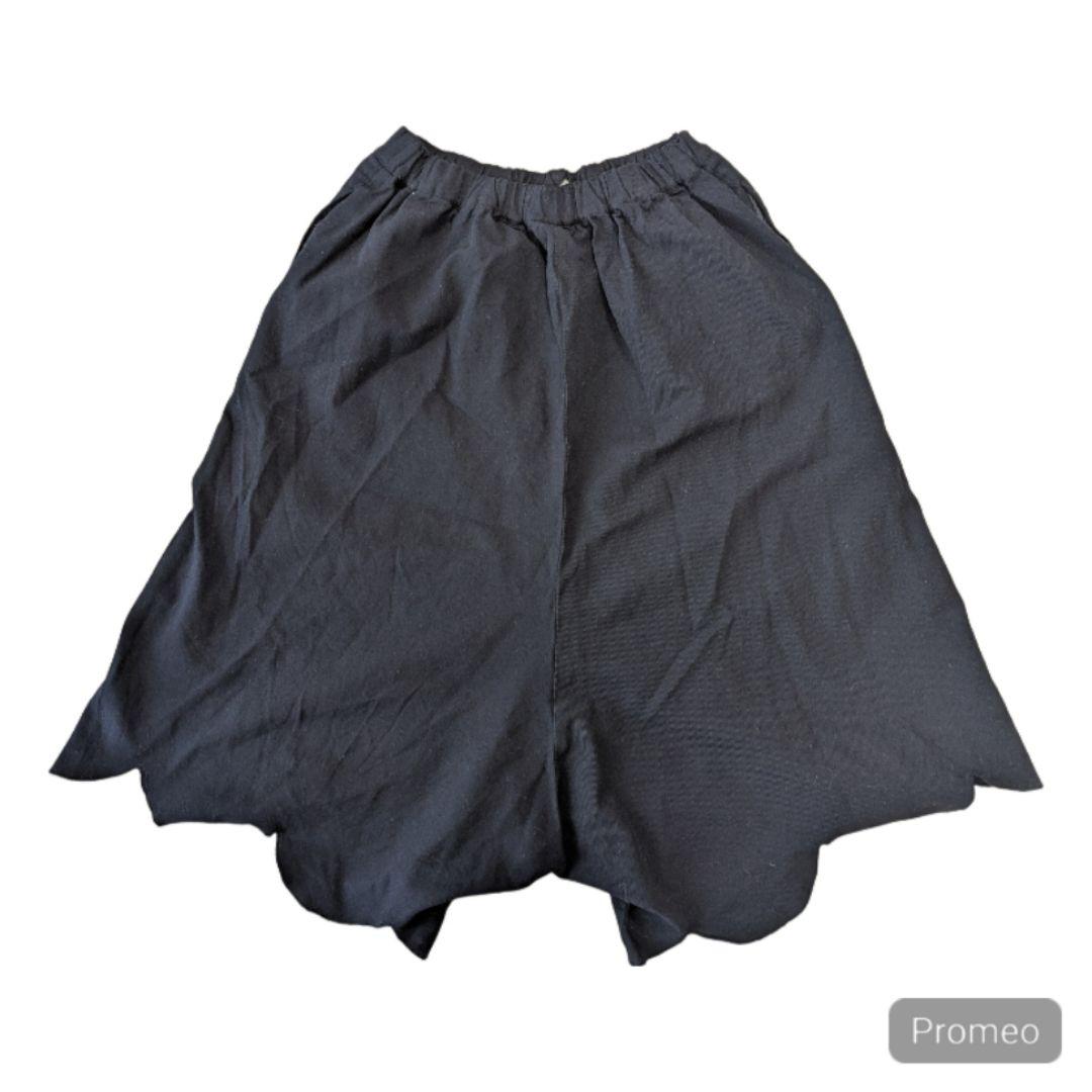 コムデギャルソンコムデギャルソン 波形カットキュロットパンツ ネイビー XS 楽天市場】コムデギャルソン ポリ縮絨（パンツ｜ボトムス