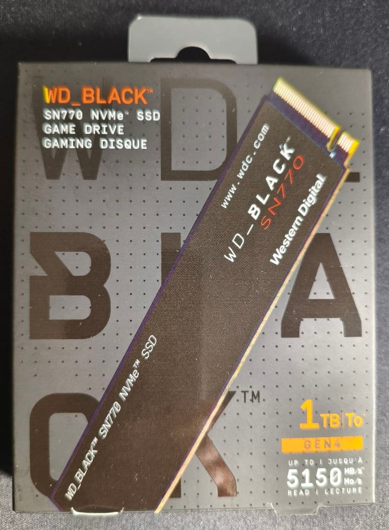 内蔵型SSD m.2SSD western digital sn770 Amazon.com: WD_BLACK 2TB SN770 NVMe Internal Gaming SSD Solid
