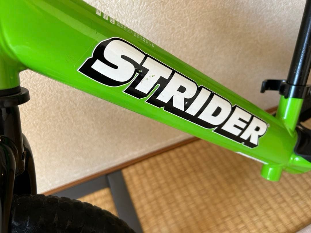 美品 STRIDERスポーツ 12 バランスバイク グリーン - メルカリ
