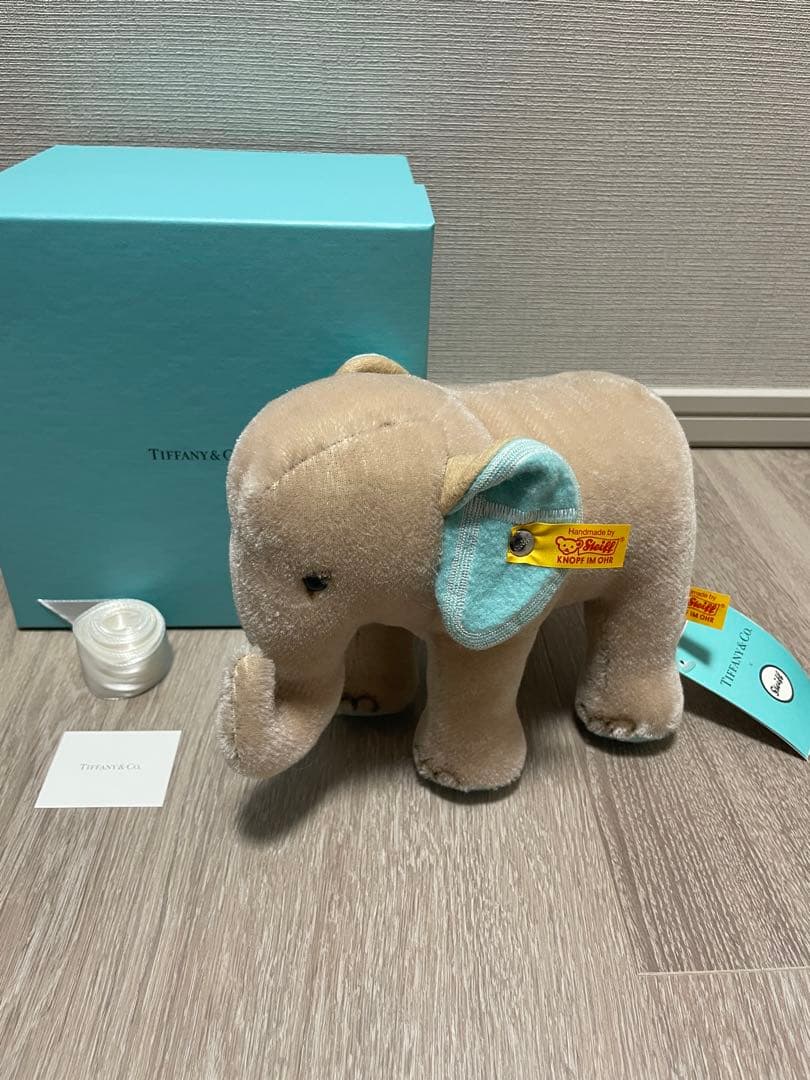 【新品】ティファニー✖️シュタイフ　エレファント　TIFFANY✖︎steiff 楽天市場】TIFFANY&Co. ティファニー シュタイフ Steiff コラボ
