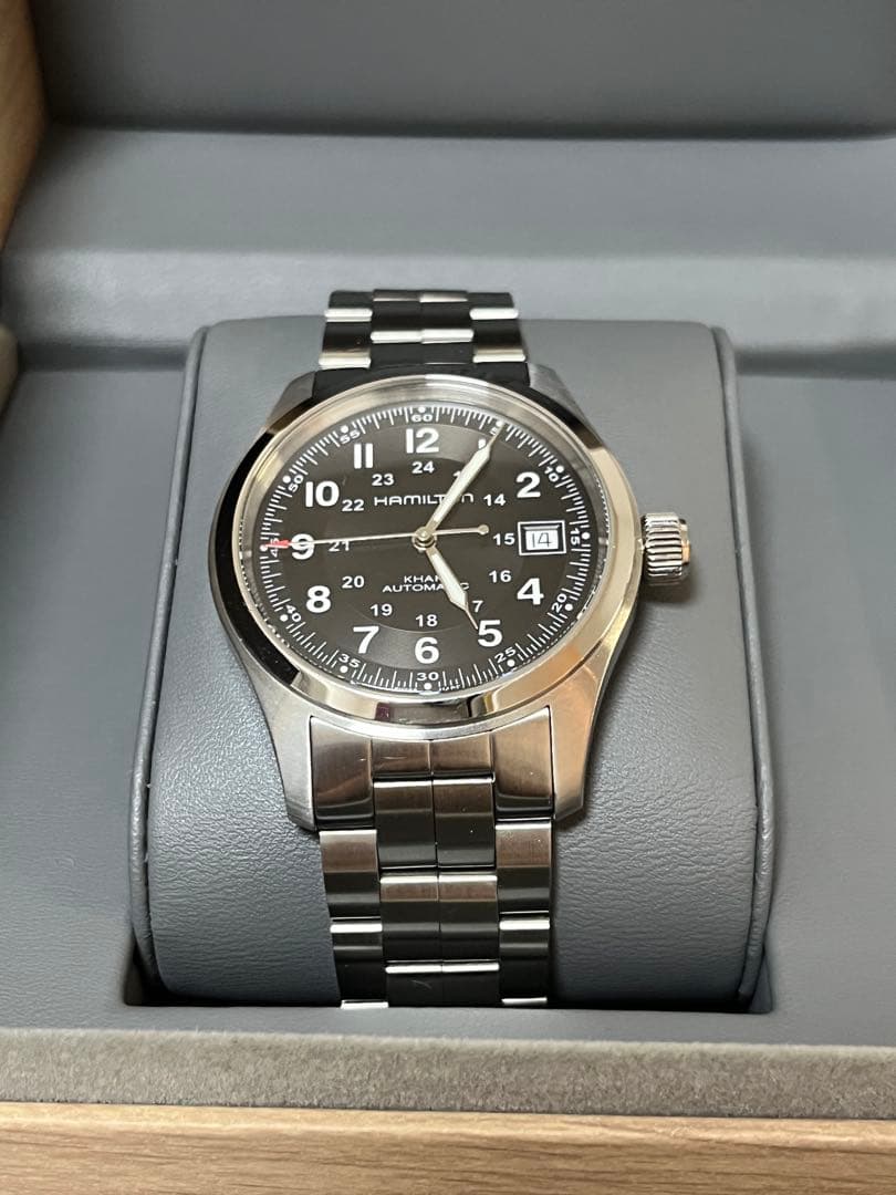 ハミルトン カーキ フィールド オート 38mm 実機レビュー】ハミルトン カーキフィールド オート