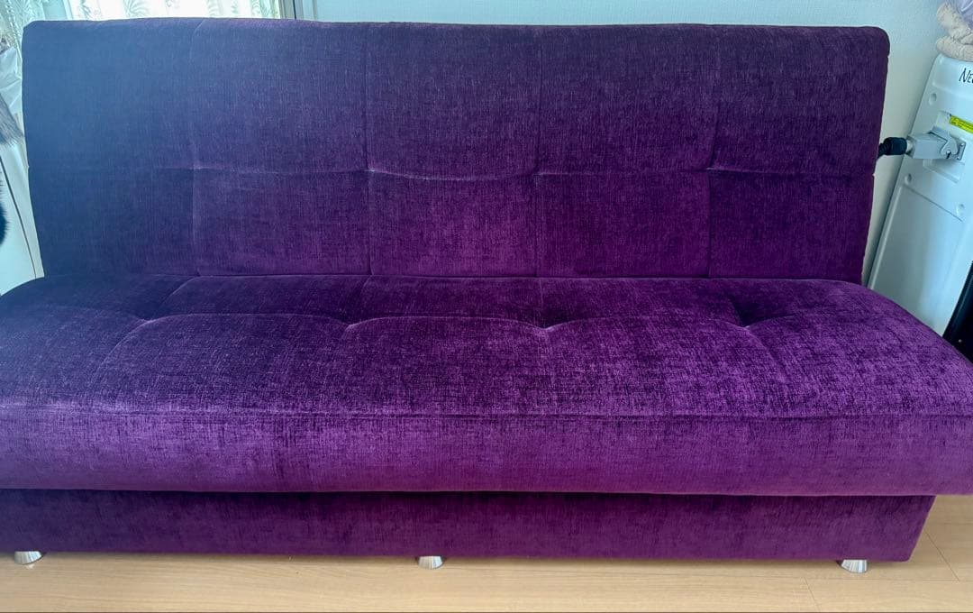 【セール】フランスベッド アルマ セミダブル ソファベット パープル 楽天市場】【送料無料】開梱設置【取り寄せ】フランスベッド AG-アルマ