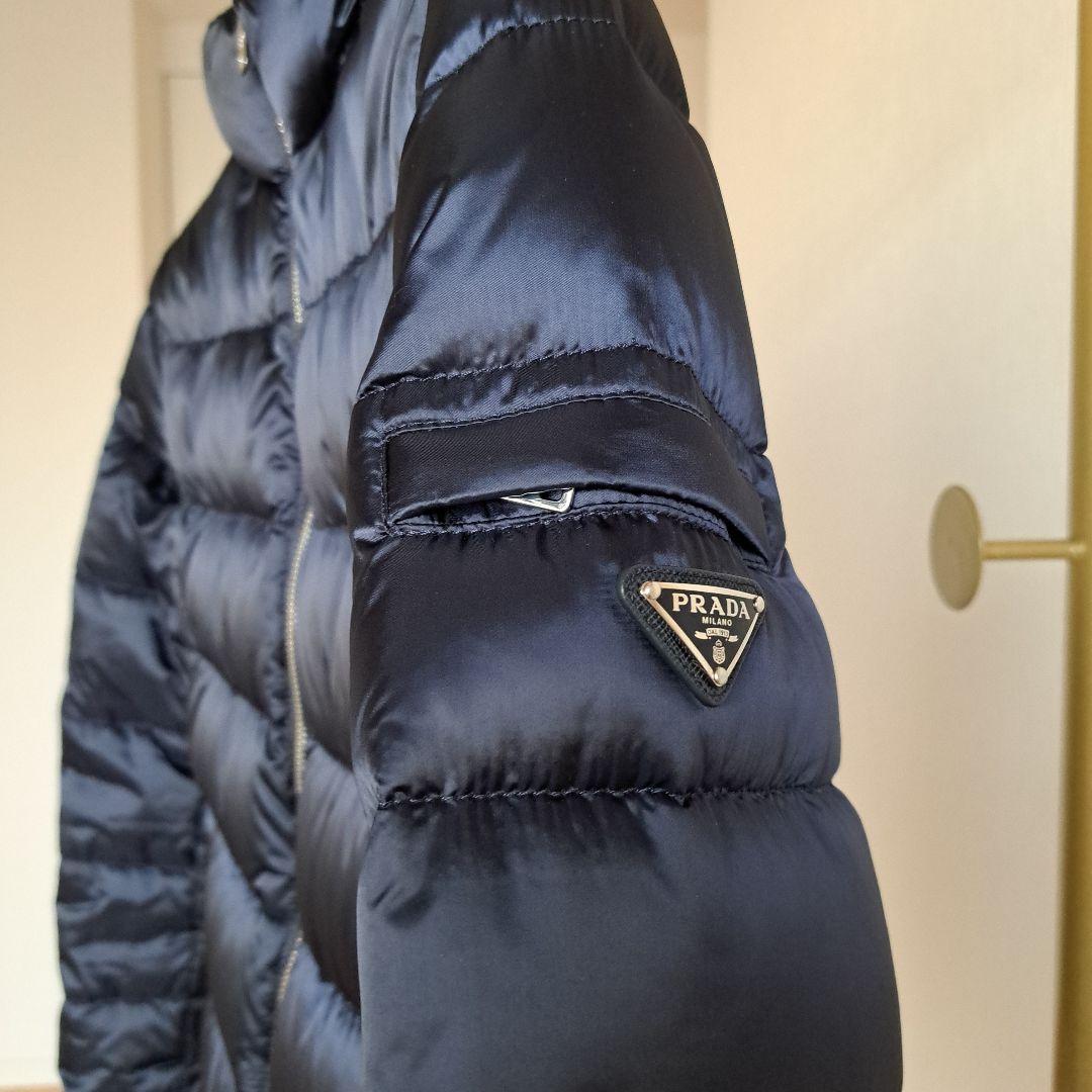 ☆美品☆ PRADA ダウン レディース サイズ38 ネイビー - メルカリ
