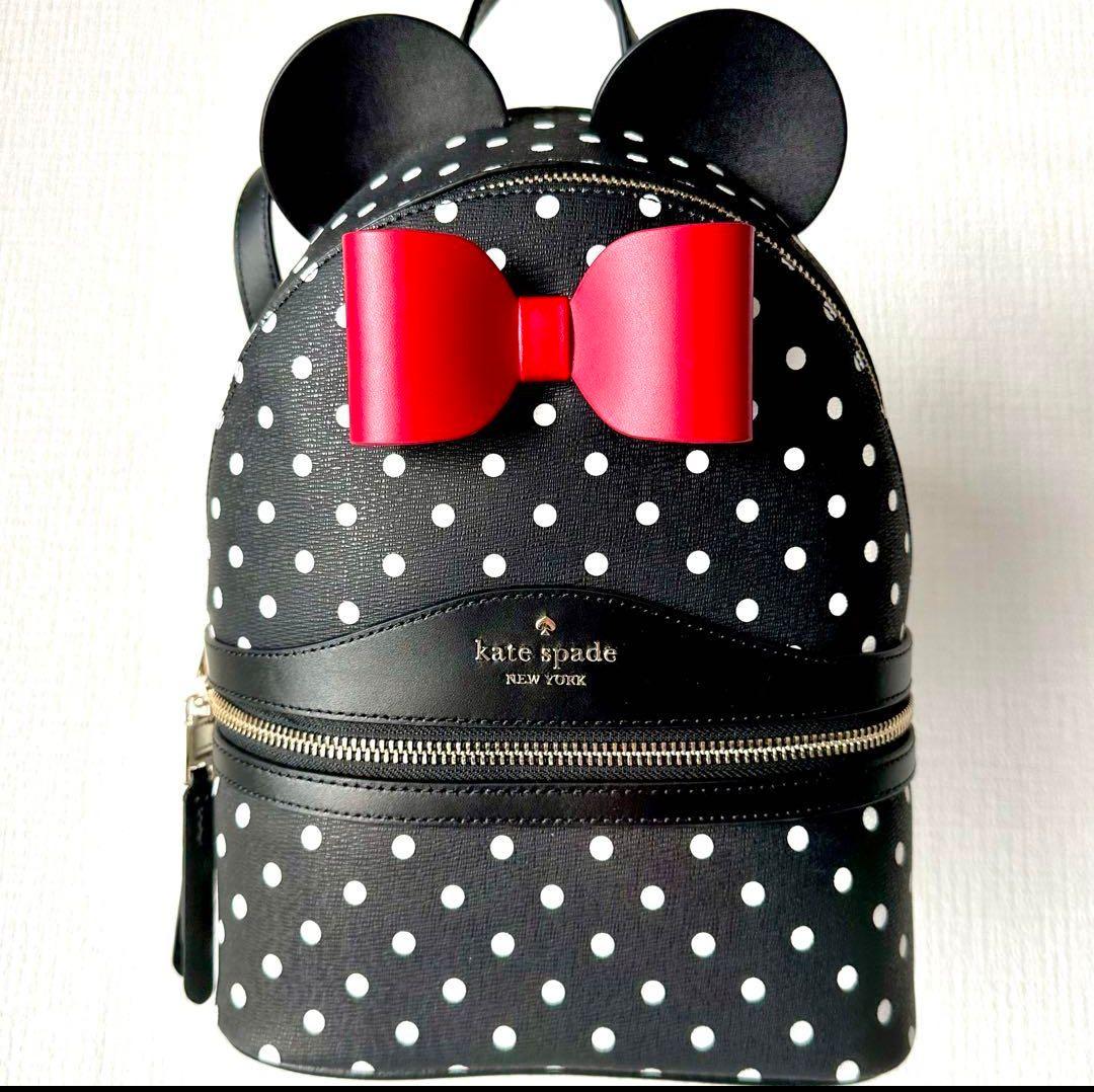 日本未入荷ミニー】ケイトスペード リュック ディズニーコラボ 限定品