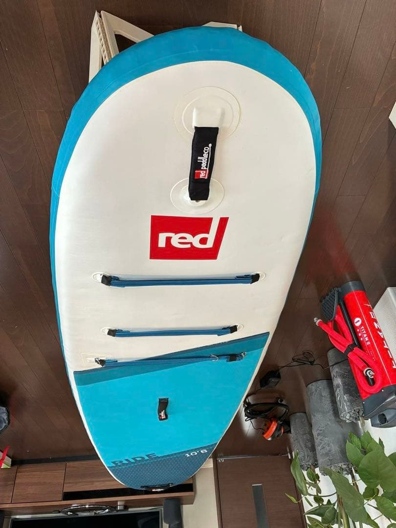 【美品】レッドパドルRIDE 10.6×32 インフレータブルSUPボード レッドパドル ライド10.6 REDPADDLE 10.6 RIDE パドルセット サップ