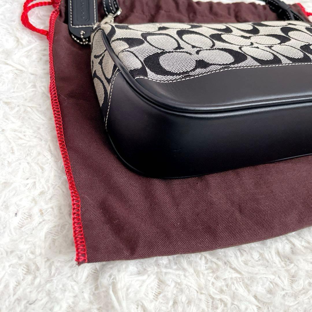 COACH コーチ アクセサリーポーチ キャンバス 黒 6094 - メルカリ