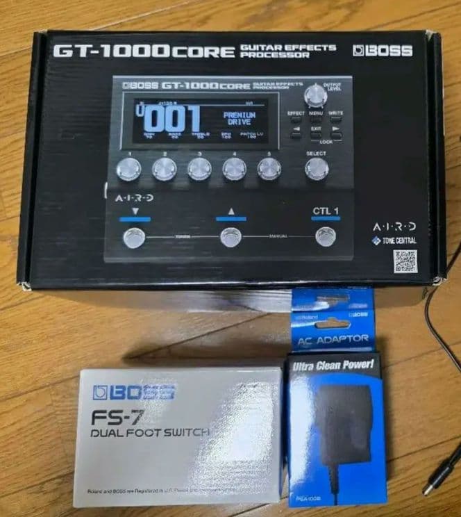 BOSS GT-1000CORE　FS-7　PSA100セット BOSS / GT-1000Core [自由自在にサウンドメイクセット] FS-7 + FV-500H