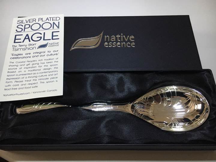 native essence 純銀 シルバー スプーン カナダ ギフトにも native essence 純銀 シルバー スプーン カナダ ギフトにも native