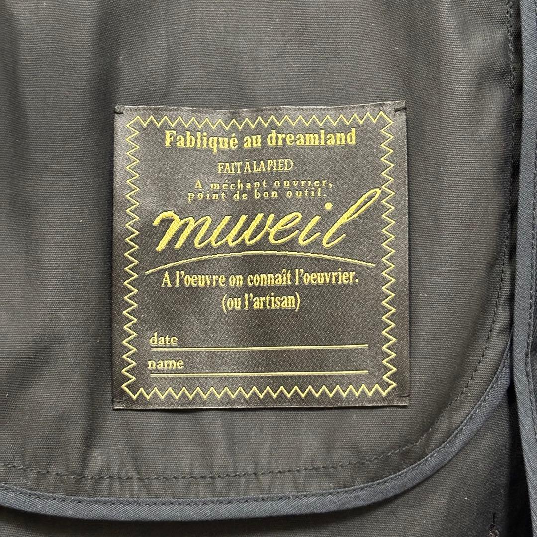 MUVEIL 花ビジュー ドット トレンチコート スプリング 38 M コイン