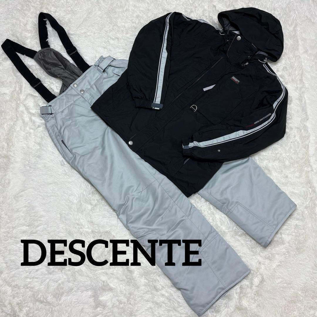 美品 DESCENTE スキーウェア 上下セット Lサイズ 【E-32】 DESCENTE（デサント） DESCENTE DWMWJH71 M's SUIT 23-24モデル スキー