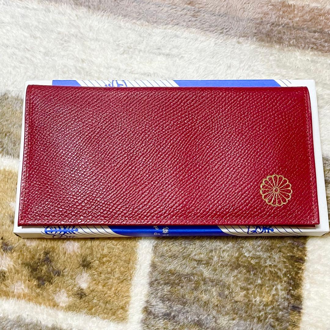 H*x様 新品未使用品　保管品　皇居　長財布　朱色　菊の花　牛革　赤色　レッド 2026年最新】Yahoo!オークション -皇居の中古品・新品・未使用品一覧