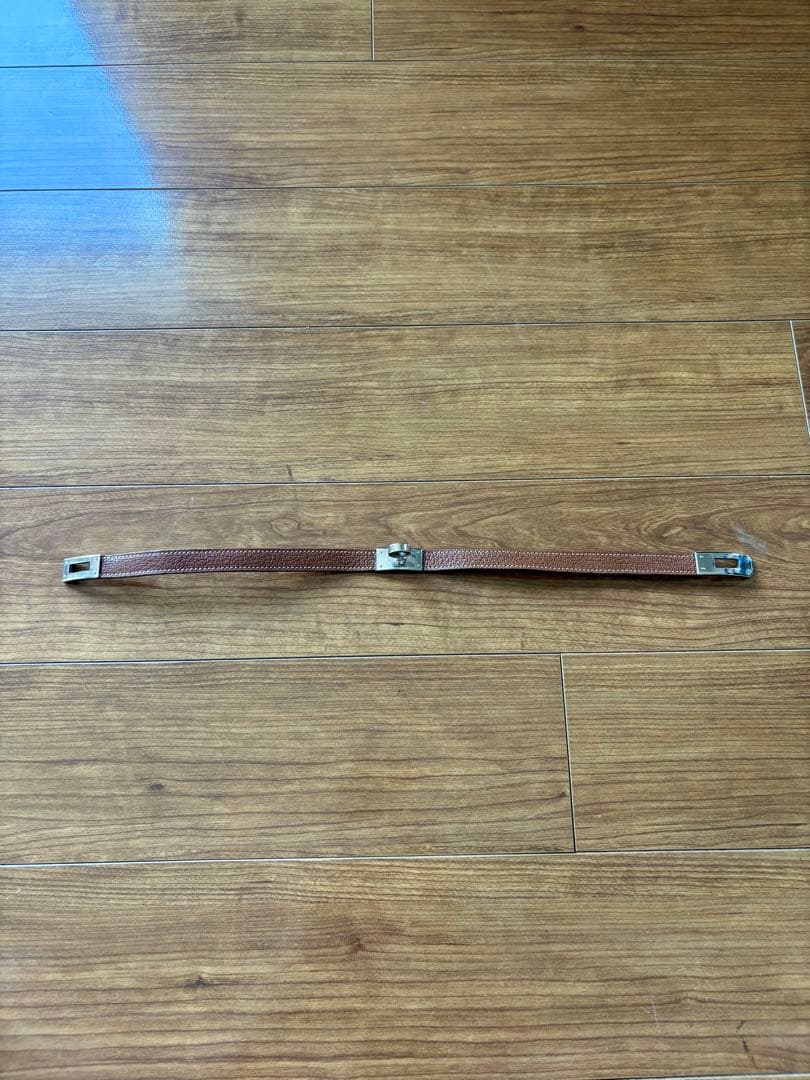 エルメス《ミニ・ケリー》 ドゥブルトゥール　レザー　ブレスレット