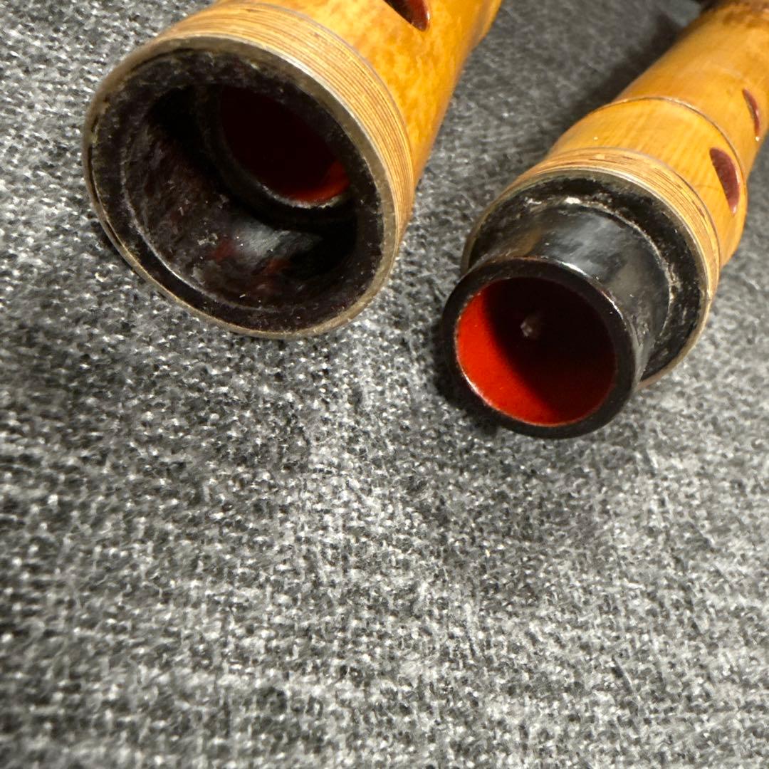 尺八 鹿山銘 2印 55センチ 八寸