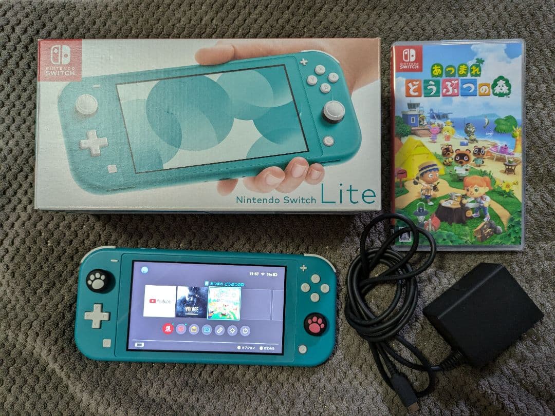 switch lite ターコイズ どうぶつの森セット