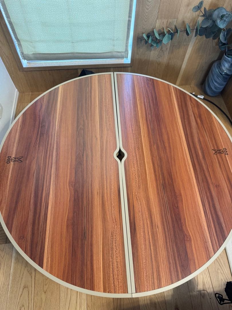 DODワンポールテントテーブルウッド調折りたたみTB6-487 ワンポールテントテーブル（ブラウン） TB6-487 - DOD（ディーオー