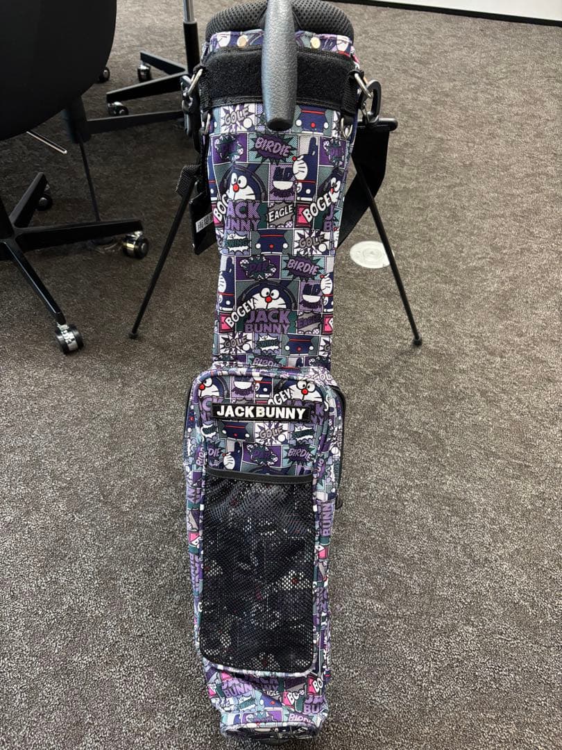 JACK BUNNY サブバッグ スタンド付き Jack Bunny Golf Stand bag 9inches 3.2kg 46inch 5section Neon Pink