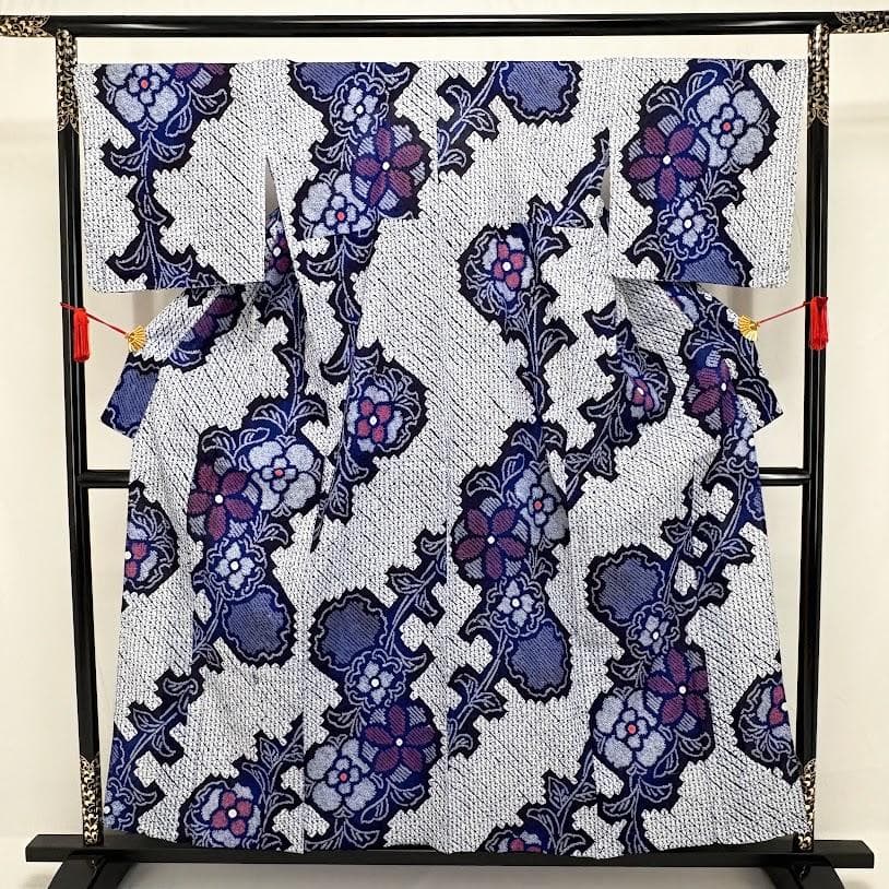 スナフキン　未使用品　絞り浴衣　有松鳴海絞り　総絞り　浴衣　綿　E801 楽天市場】＜クーポンで2500円OFF＞【フリーサイズ】浴衣 有松絞り