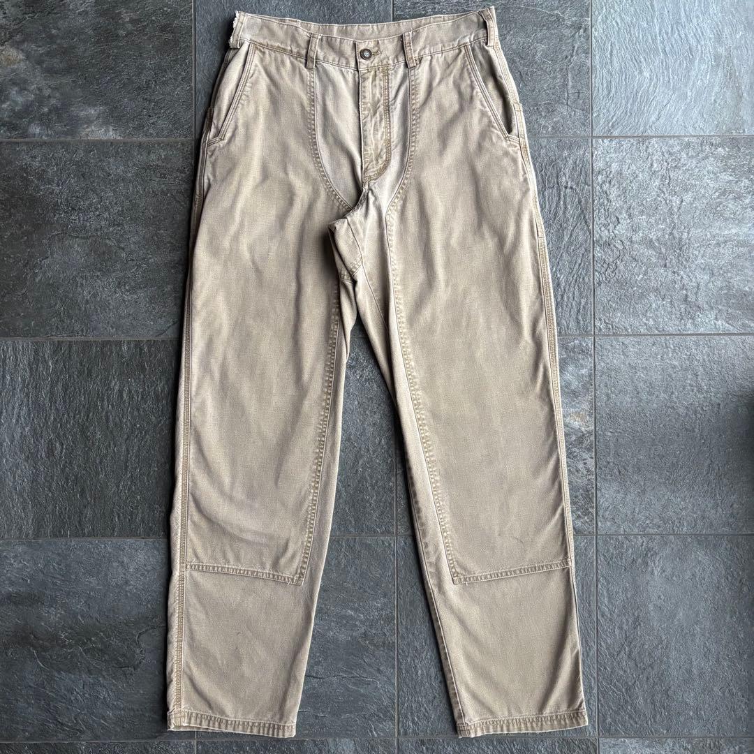 90s Patagonia ダブルニーパンツ スタンドアップ ベージュ 32 ブランド古着】PATAGONIA / パタゴニア 90s ダブルニー スタンドアップ