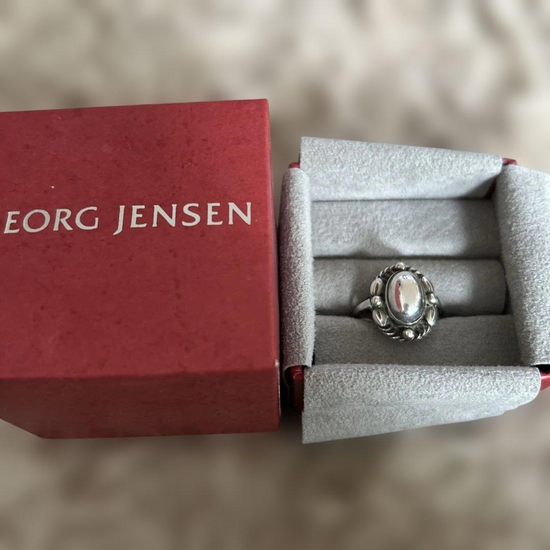 【美品】ジョージジェンセン　ヴィンテージリング 北欧デンマーク製ヴィンテージGeorgJensenジョージジェンセン
