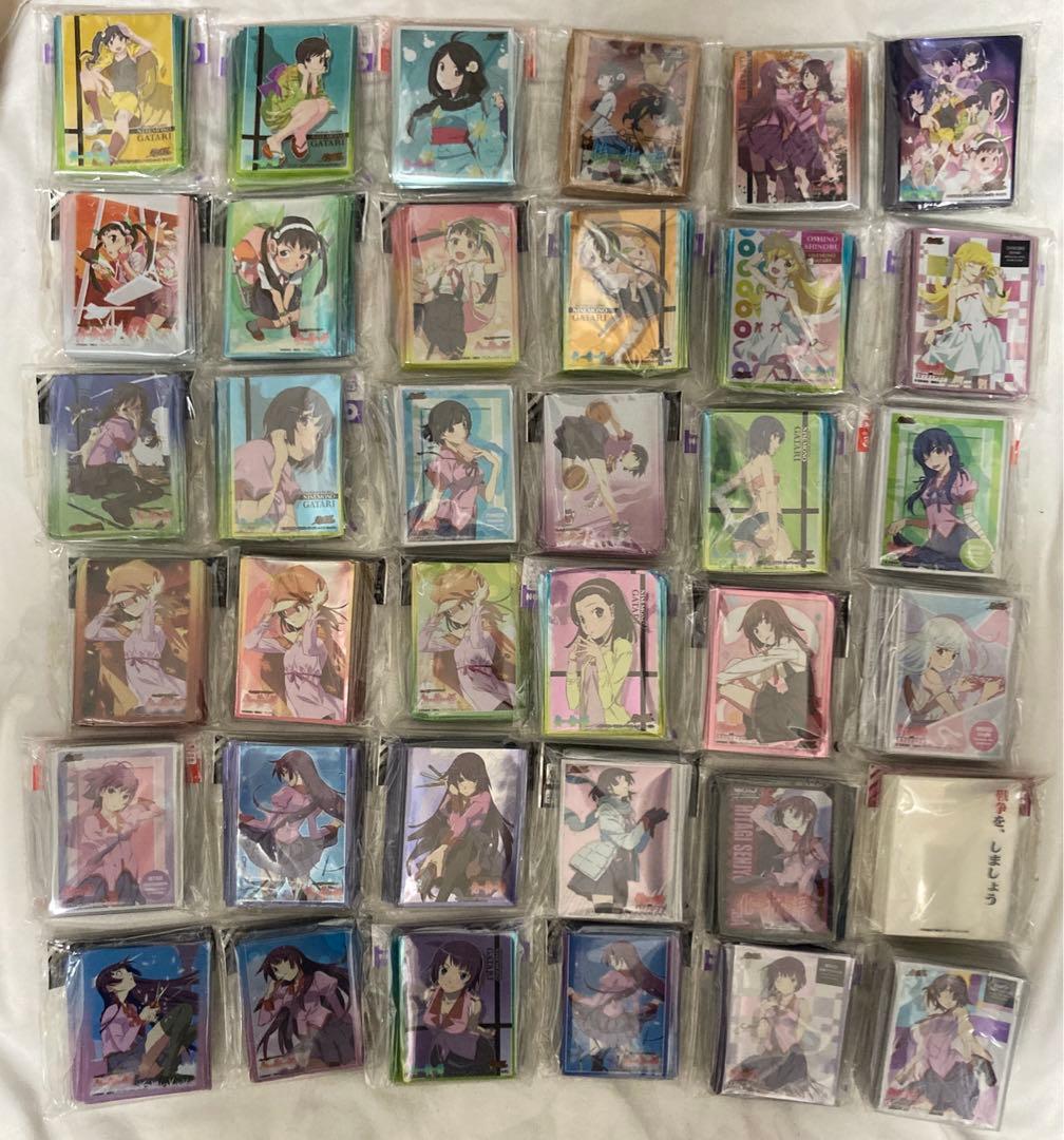 物語シリーズ スリーブ 37セット 化物語 偽物語 戦場ヶ原ひたぎ 忍野忍 など 物語シリーズ スリーブ 37セット 化物語 偽物語 戦場ヶ原ひたぎ 忍野忍