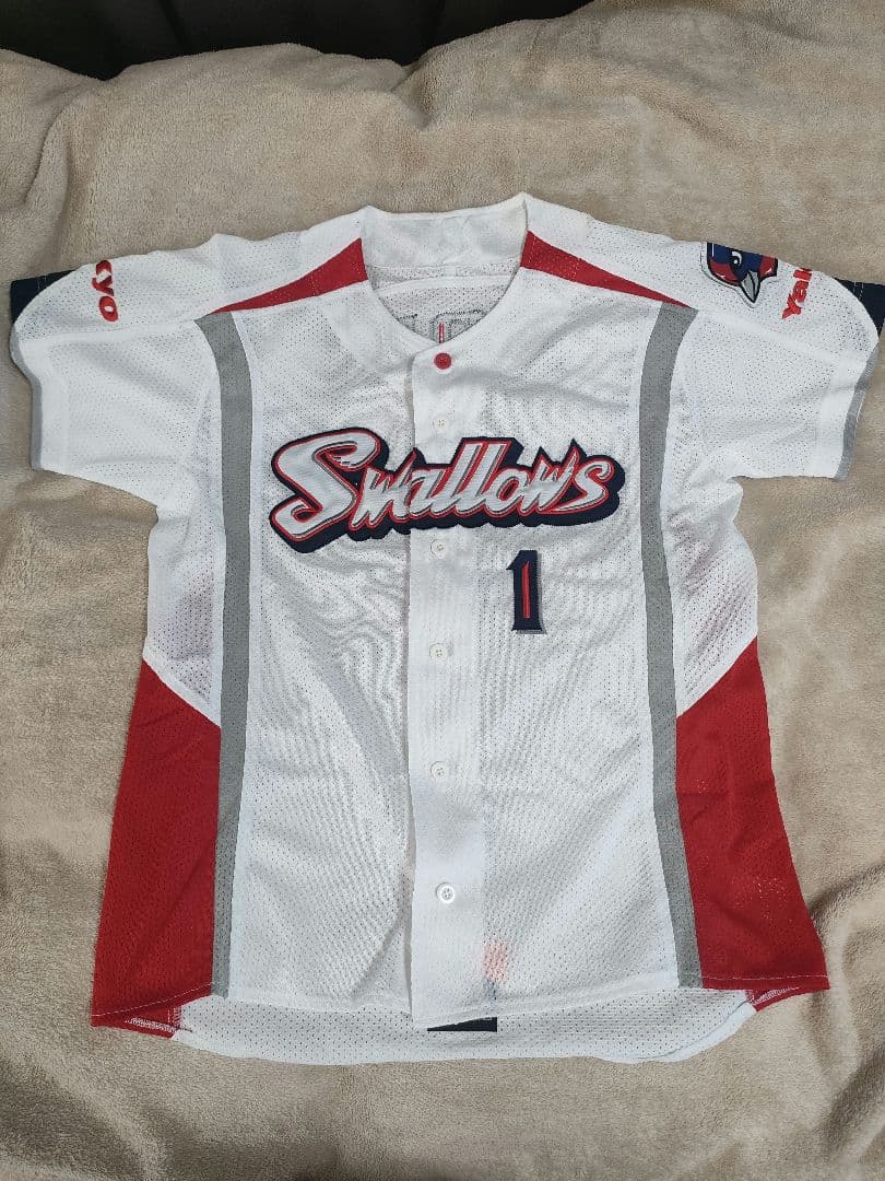 青木宣親 背番号1 ユニフォーム 東京ヤクルトスワローズ フリーサイズ（XL） 楽天市場】東京ヤクルトスワローズ グッズ 青木 宣親 ユニフォーム