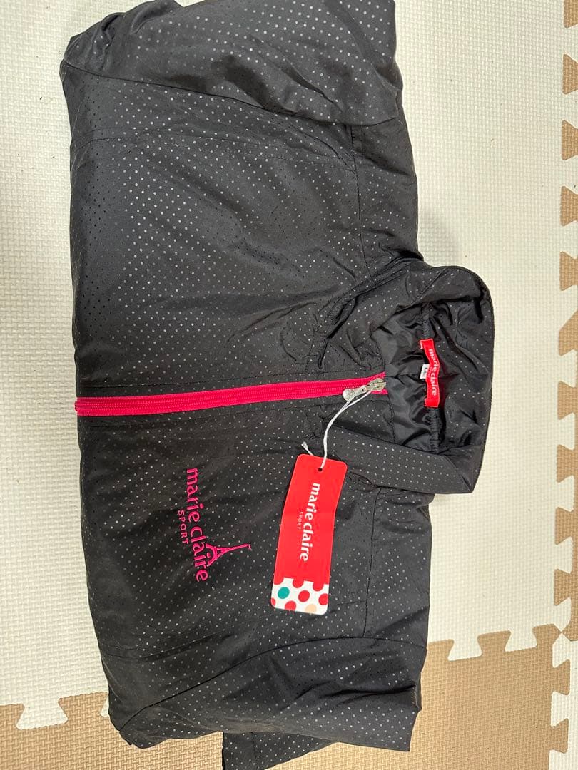 marie claire ドット柄ウィンドブレーカー LLサイズ marie claire SPORT（マリクレール スポーツ）【大きいサイズ／3L～5L