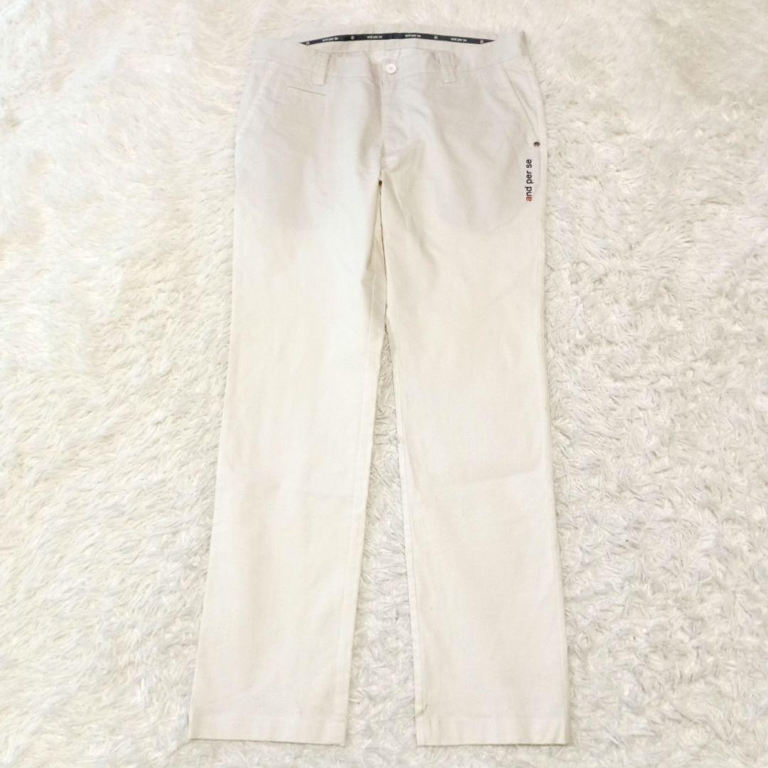 and per se アンパスィ ゴルフパンツ ストレッチ ドット柄 92 - メルカリ